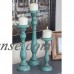 Set Of Three Rusty And Antique Candle Holders   565539757
